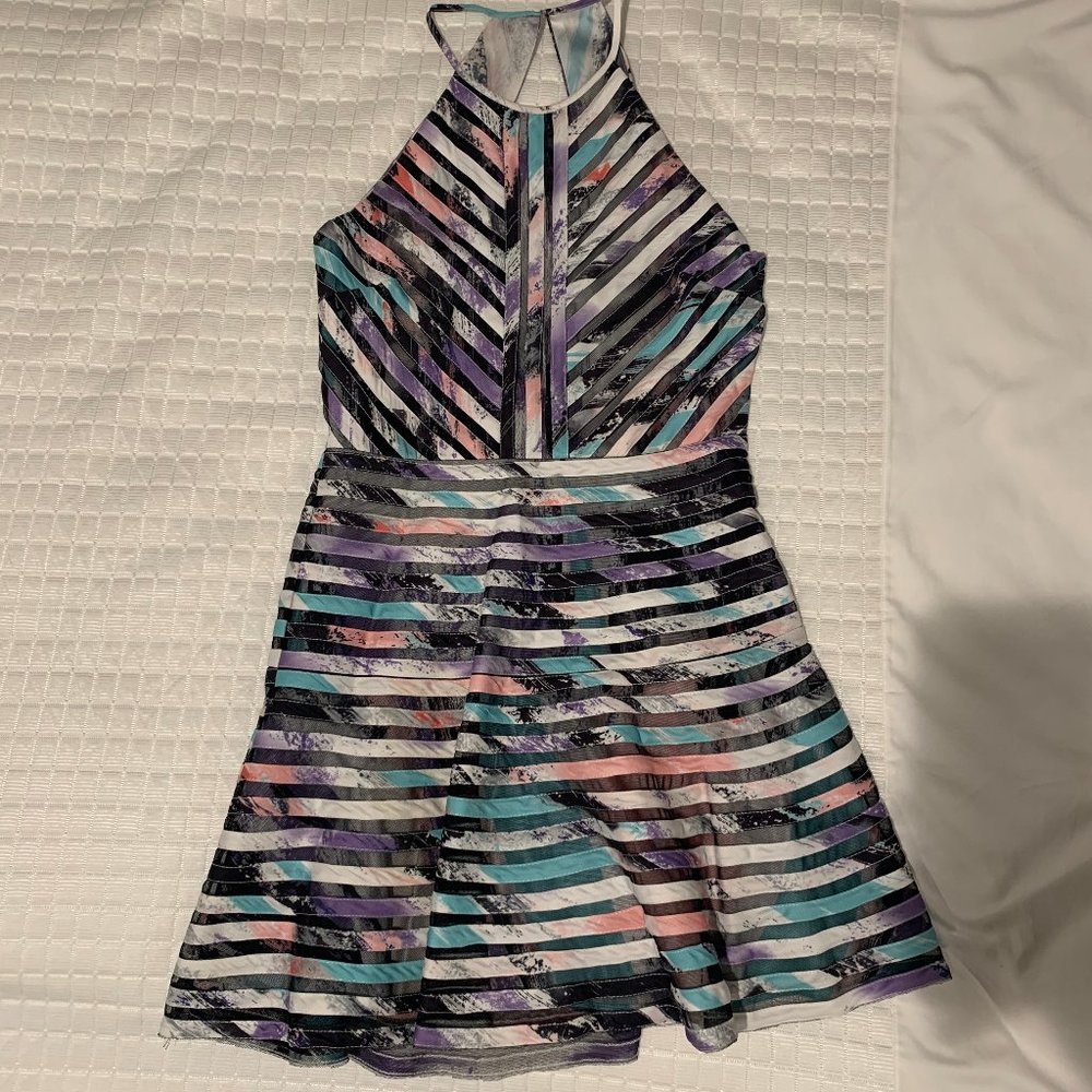 Parker high neck dress, size Small